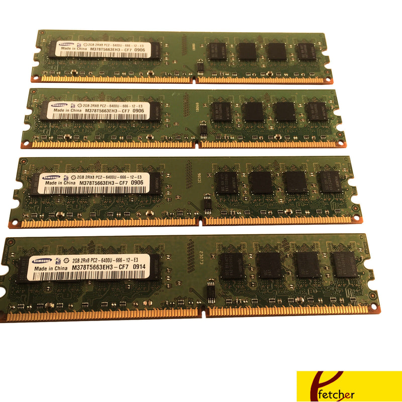 8Gb (4 X 2Gb) Dell Optiplex 755 Minitower Desktop Small Form Factor Memory Ram