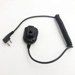 Mini Led Shoulder Speaker Mic For Kenwood Tyt F8 Baofeng Uv5R Retevis Radio
