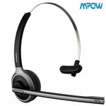 Mpow Bluetooth 5.0 Headset Trucker Call Center Driver Headphone Handsfree W/ Mic