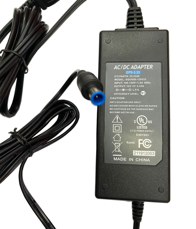 Ul 12V 3.33A Ac Adapter For Lg Flatron E2250T E2250V Lcd Monitor Power Charger