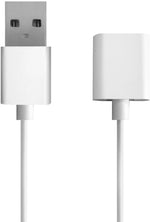 TechMatte Charging Adapter Cable Male to Female (White-1 Foot / 12 inches)