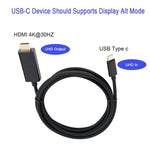 Usb Type C (Thunderbolt 3) To Hdmi 4K Uhd 6 Feet Cable Benfei Usb 3.1 (Usb-C)