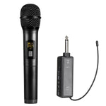 Pro UHF Wireless Handheld Microphone System Receiver Rechargeable,Karaoke,Church