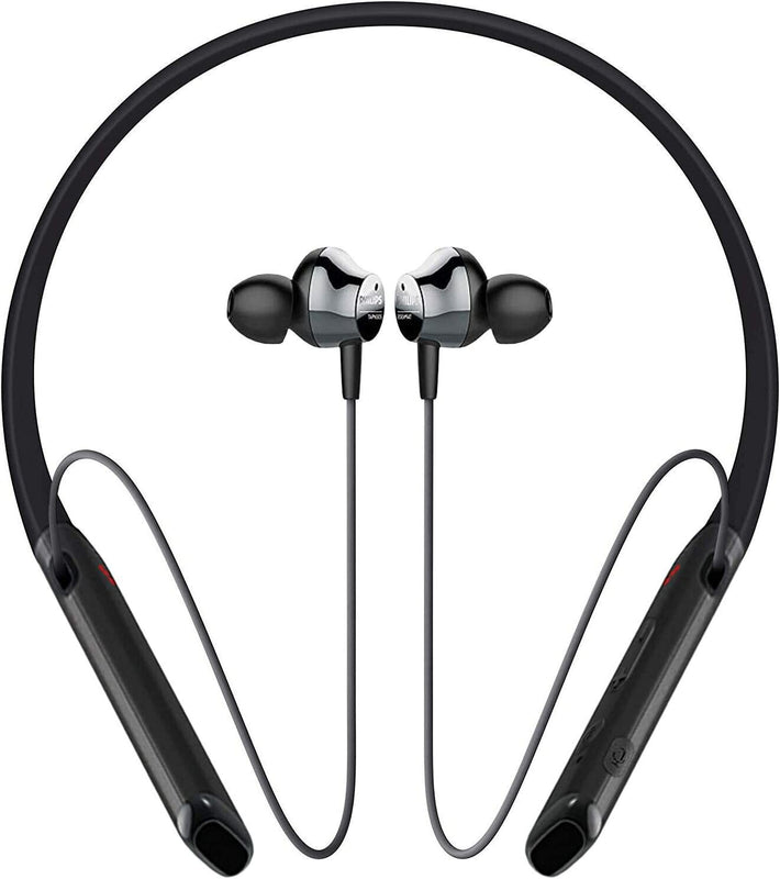 Philips Bluetooth Neckband Headphones. Wireless Sport Earbuds. Lightweight