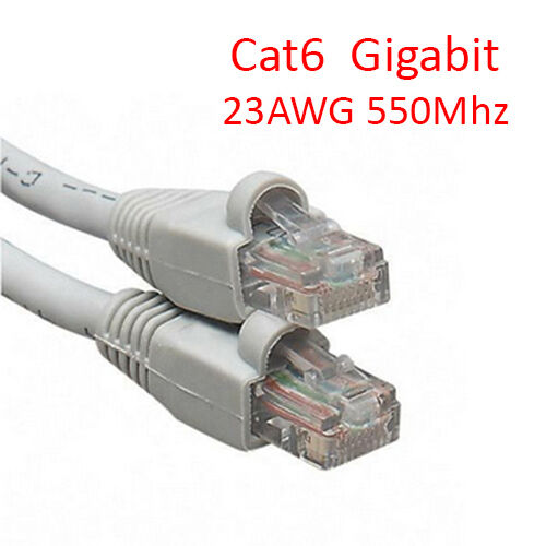 75 Ft Cat6 Utp Rj45 8P8C 23Awg 550Mhz Gigabit Lan Ethernet Network Patch Cable