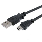 USB 2.0 A to 5-pin Mini B Cable (15ft)