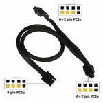 8Pin to Dual 8Pin PCIe Modular Power Supply Cable Cord Wire for EVGA Supernova