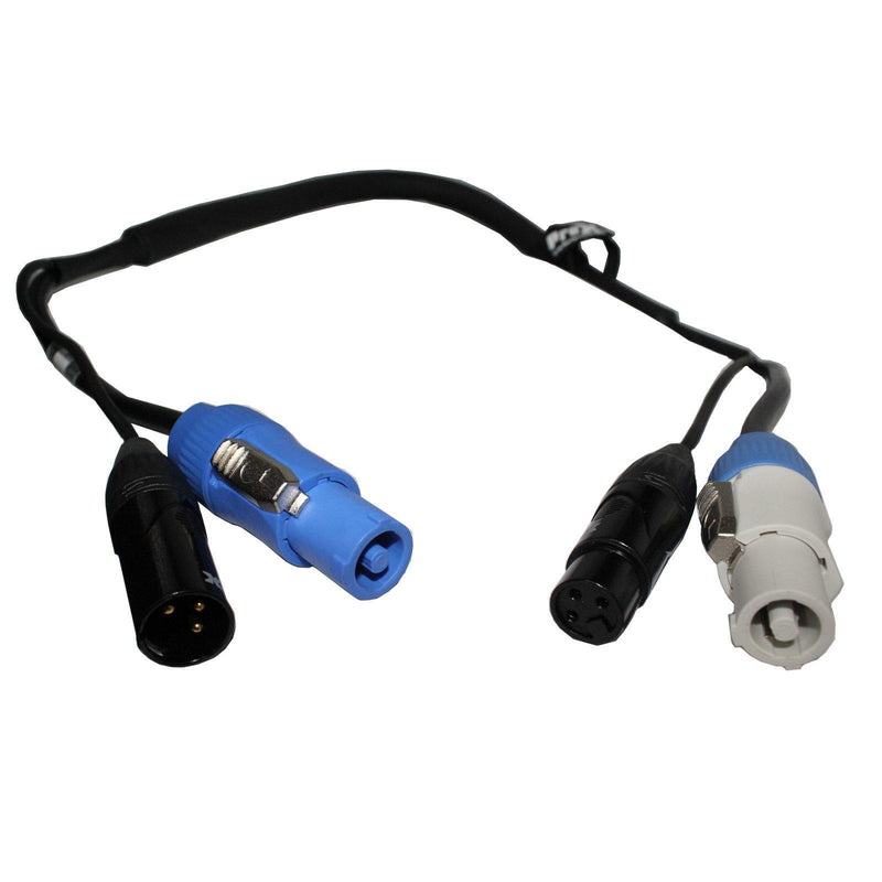 Prox 6Ft Dual Powercon Xlr Link Audio Power Cable