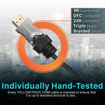 Ultra 8K Hdmi Cable - 10 Feet - High Speed 48Gbps For Apple Tv, Sony 8K Uhd Tv