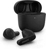 Philips T2236 Bluetooth In-Ear Earbuds Headphones with Charging Case - Black