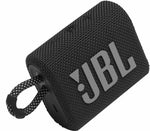 JBL - GO3 Portable Waterproof Wireless Speaker - Black