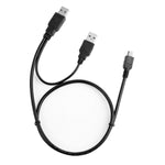 Usb Power Data Y Cable Cord Lead For Philips Lfh 9600 Lfh 9620 Dictator Recorder