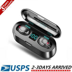 Tws Wireless Earbuds Bluetooth 5.0 Waterproof Headset Headphones With Power Bank