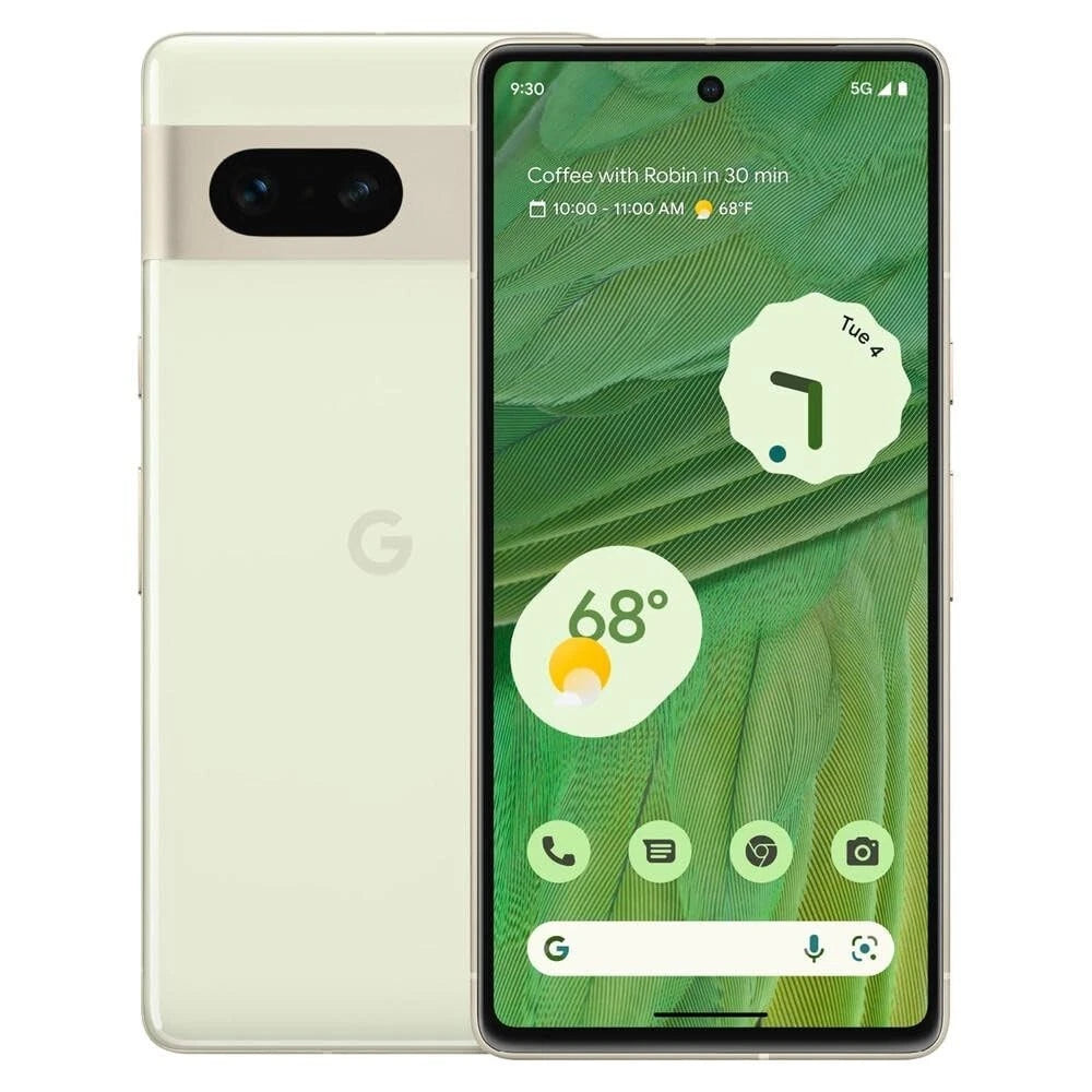 Google Pixel 7 128GB Unlocked Lemongrass Excellent Refurbished Smartphone