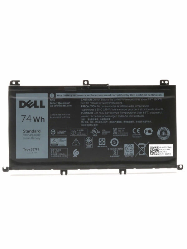 Original Dell 0357F9 Inspiron 15 (7559) 74Wh 6-cell Laptop Battery 357F9
