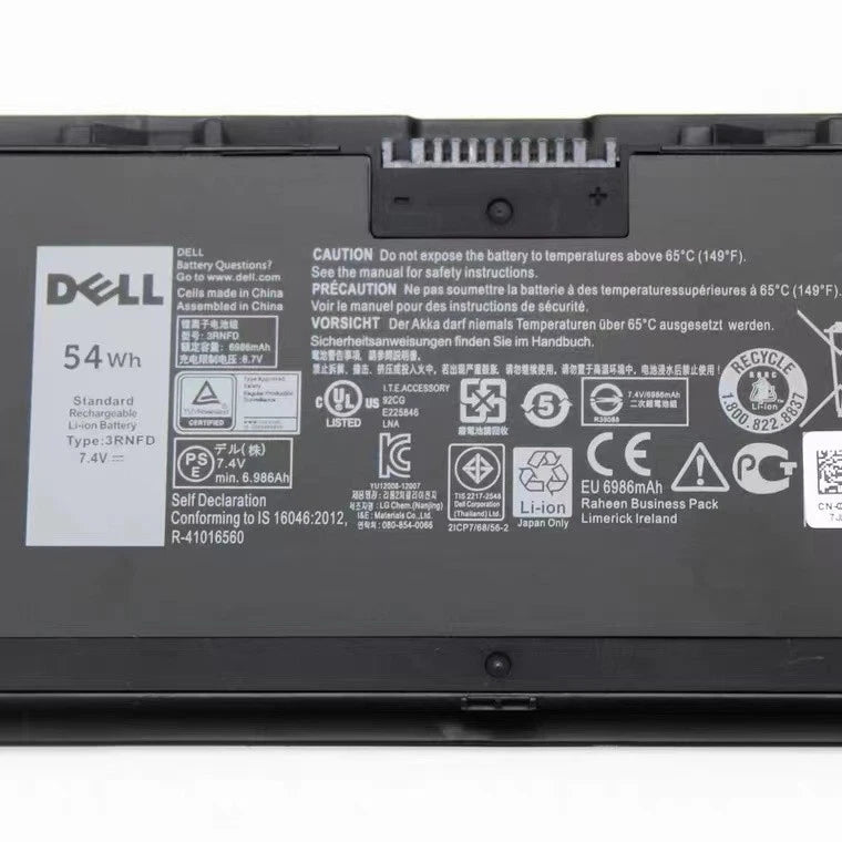 Dell 3RNFD 54Wh Laptop Battery for Latitude E7440 E7450 Series