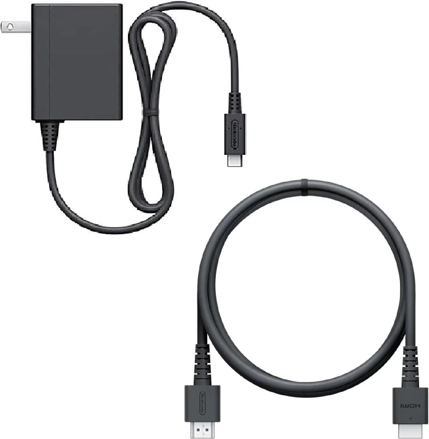 Black Original AC Power Adapter Charger With Cable For Nintendo Switch (US Plug) Interface Type-C