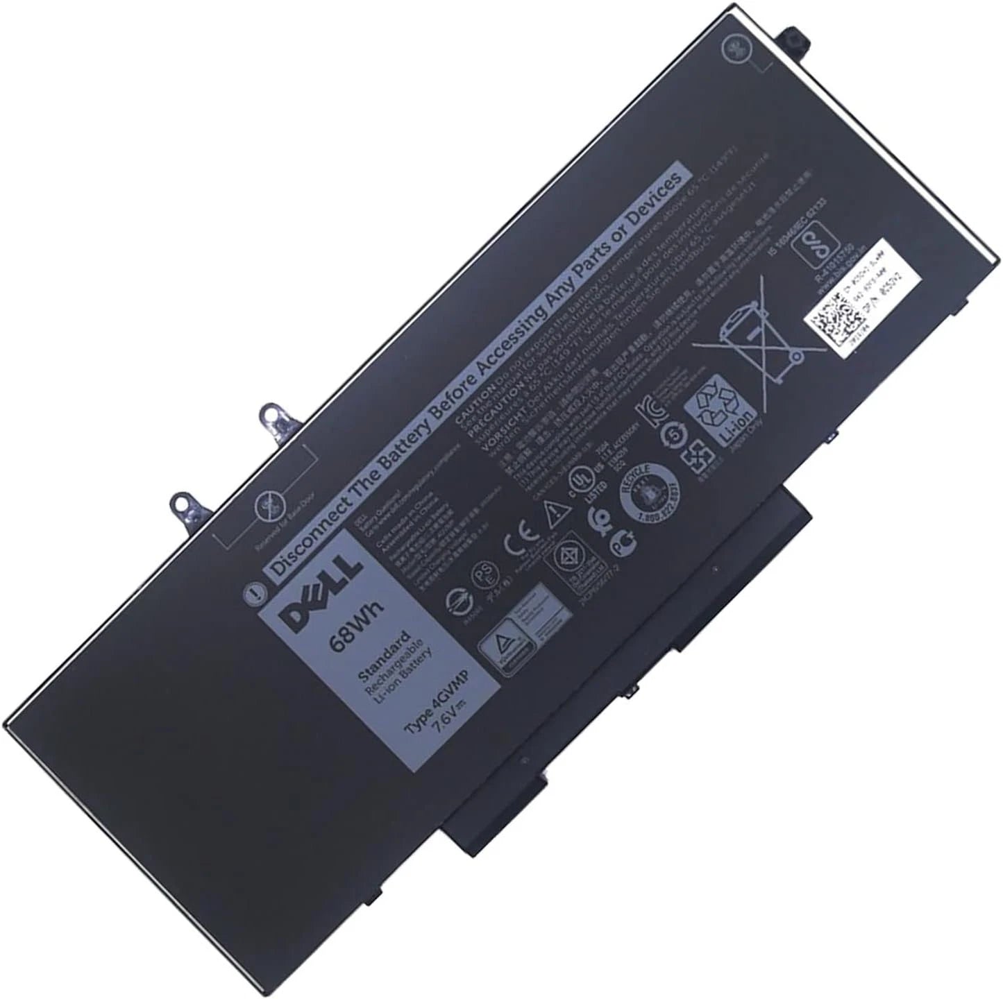 4GVMP Genuine Dell Battery for Latitude 5510 5400 5500 Precision 3540
