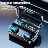 M10 Wireless Earbuds Bluetooth 5.1 Headset with Charging Case Digital Display Fast Charging