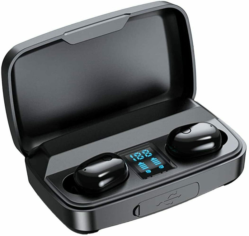 New Wireless Earbuds A10S Mini Bluetooth 5.0 Touch Control - Black