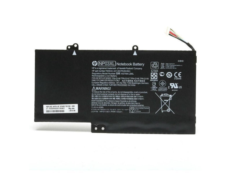 Genuine HP NP03XL Battery for HPPavilion Envy X360 13-A010DX 15-U437CL 15-U473C