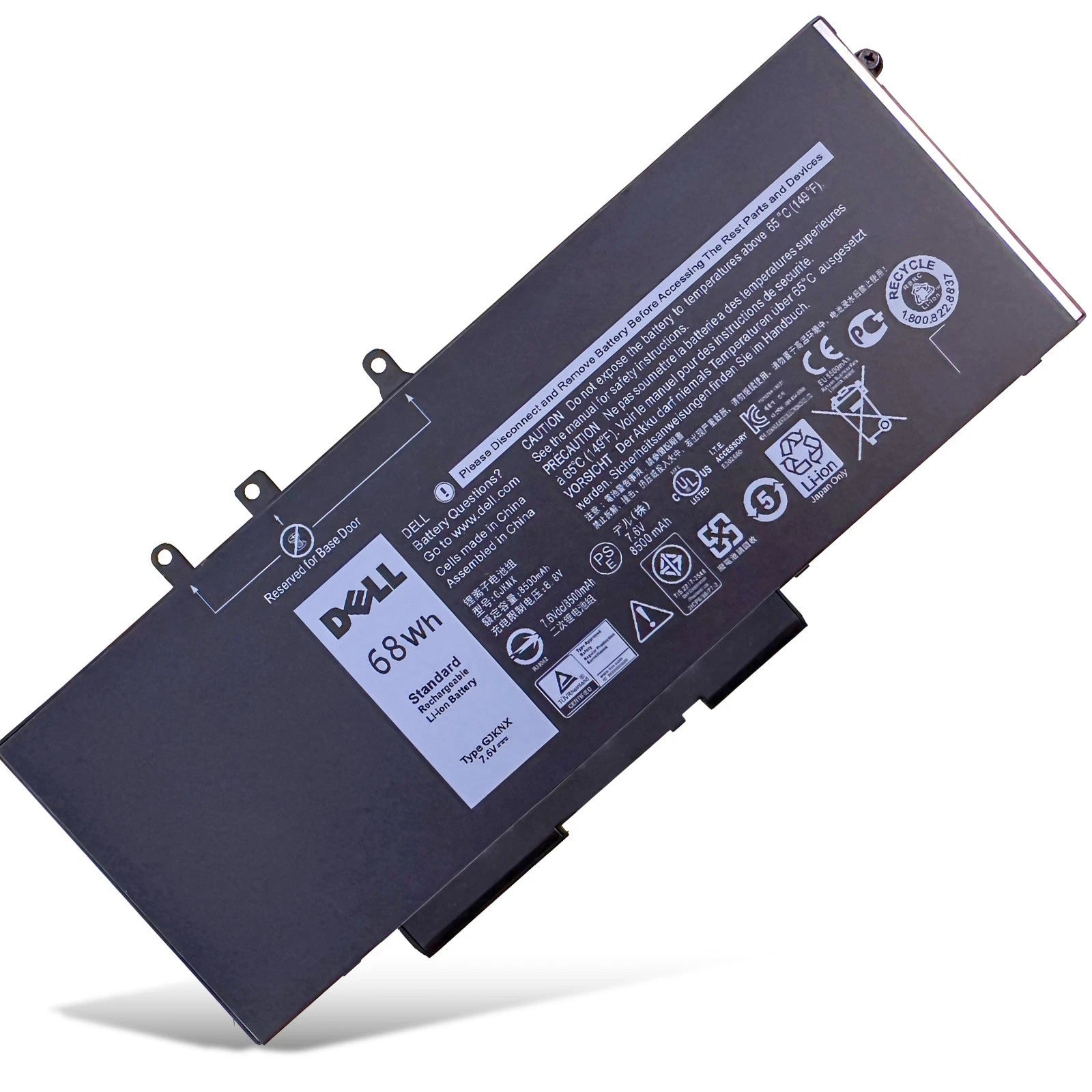 Dell Latitude GJKNX 68Wh Genuine Replacement Battery for Latitude 5480 5490 5491 5580 5590 5591 5280
