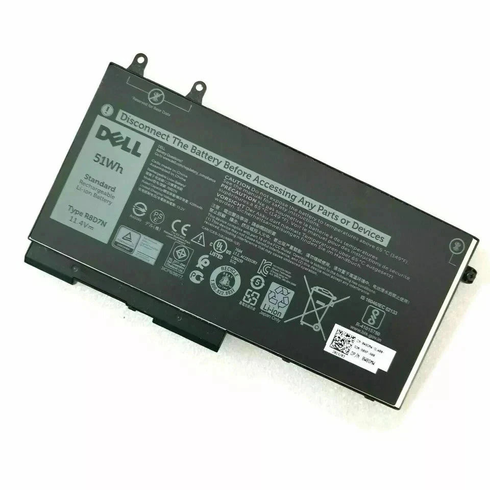 New Genuine Dell Latitude 5400 5401 5500 5501 M3540 Battery 51Wh R8D7N W8GMW H82T6 OEM