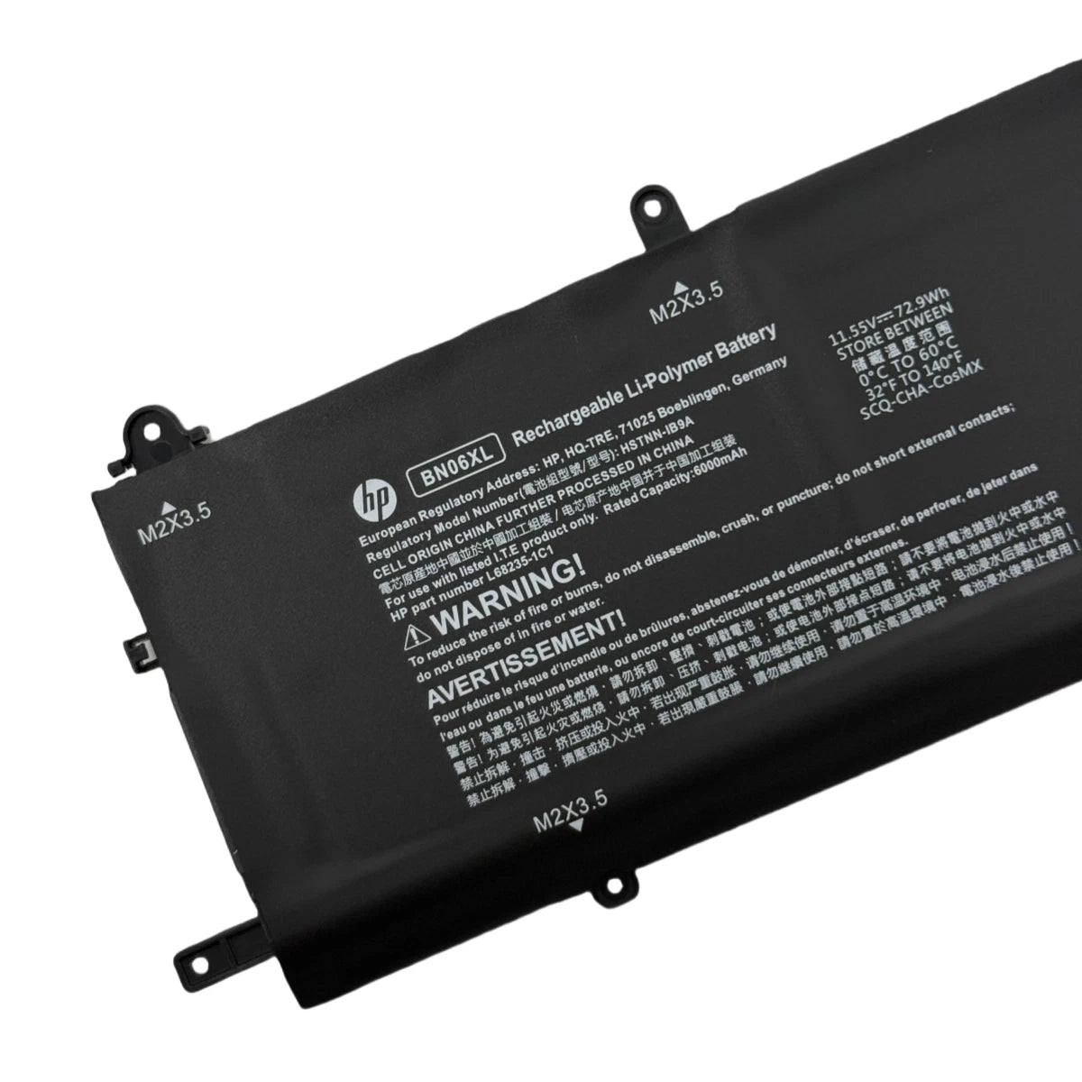 Genuine HP BN06XL Battery 11.55V 72.9Wh 3.16Ah OEM Laptop Replacement Battery