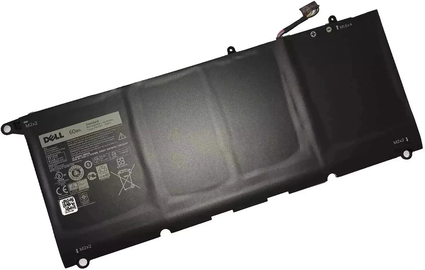 Genuine Dell PW23Y Battery 60Wh 7.6V OEM Laptop Replacement Rechargeable Battery