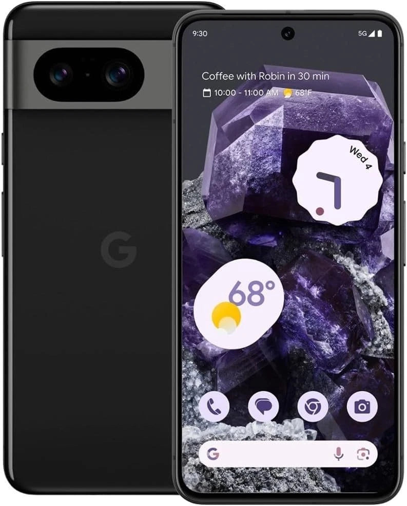 Google Pixel 8 128GB Black Unlocked Excellent Refurbished Condition