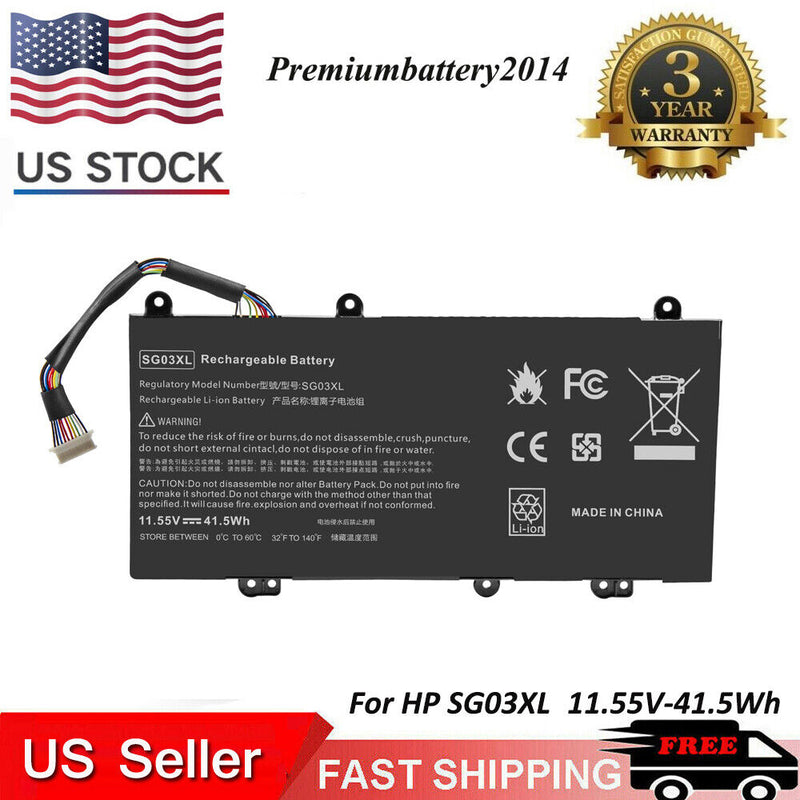 Sg03Xl Battery For Hp Envy M7 M7-U009Dx M7-U109Dx 17T-U100 17-U163Cl 849048-421