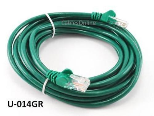 Intellinet 14ft CAT5E UTP Ethernet RJ45 Patch Cable GR