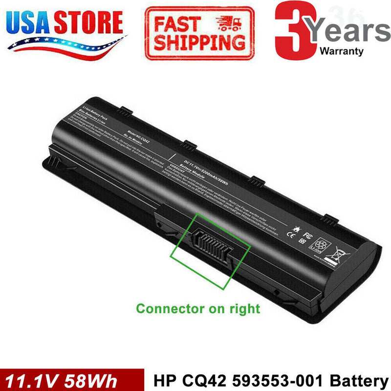 Battery For Hp 593553-001 593554-001 593550-001 593562-001 Dv7 Dv6 Dv5 Dm4 Cq42