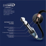 Livewire Advantage Instrument Cable Angled/Straight 25 ft. Black