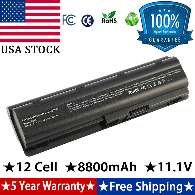 Battery For Hp 593554-001 636631-001 584037-001 593550-001 593562-001 Notebook