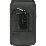 Motorola Moto G ,Large Nylon Canvas Pouch Case Holster Belt Clip + Hook