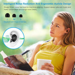 Mini Wireless Headset Earbud Long Lasting Battery Magnetic USB Charger