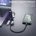 Usb C Splitter Type C To Dual Usb A Female Adapter Type C To Dual Usb