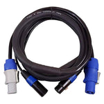 Blizzard Lighting Cool Cables 6Ft Foot Powercon Dmx Combo Cable