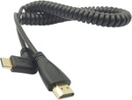 Angle 90 D Right Mini Â Right Angled Mini-Hdmi Male To Hdmi Male