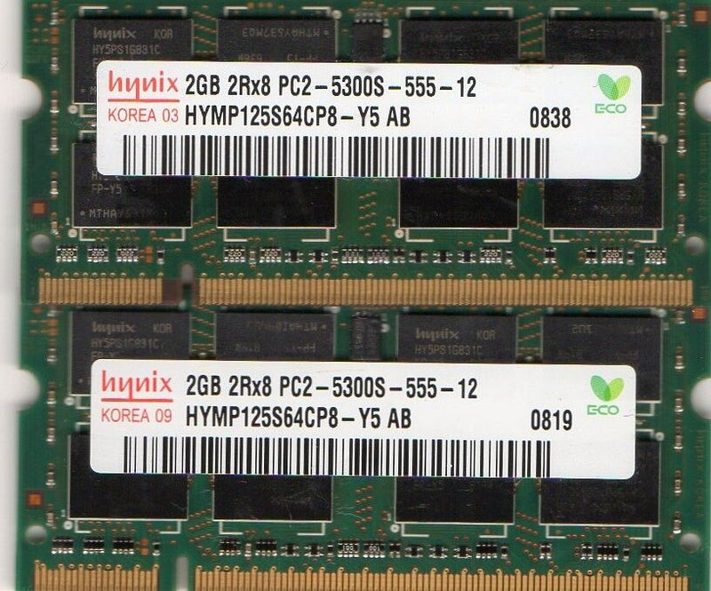 New 4Gb 2X 2Gb Kit Apple Macbook / Macbook Pro Ddr2 Laptop/Notebook Ram Memory