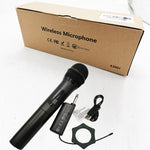 Pro UHF Wireless Handheld Microphone System Receiver Rechargeable,Karaoke,Church