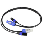 Blizzard Lighting Cool Cables 6Ft Foot Powercon Dmx Combo Cable