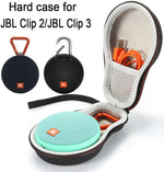 Hard Travel Case For Jbl Clip 2/Jbl Clip 3 Bluetooth Speaker Storage Bag, Black