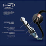 Livewire Advantage Instrument Cable Angled/Straight 25 ft. Black