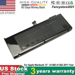 A1382 Battery For Apple Macbook Pro 15" A1286 Early /Late 2011 Mid 2012 Us