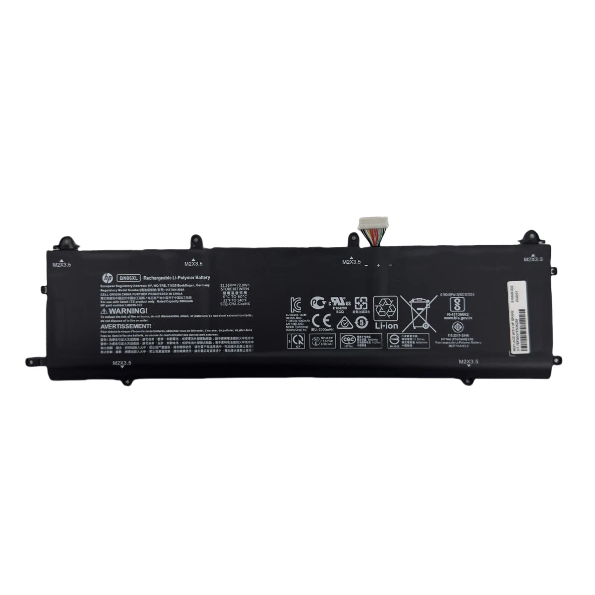 Genuine HP BN06XL Battery 11.55V 72.9Wh 3.16Ah OEM Laptop Replacement Battery