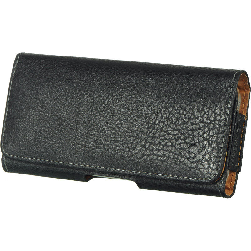 HORIZONTAL Leather Pouch Holder Belt Clip Holster Case Apple iPhone 7 8 SE X XS