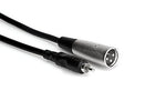 Hosa - XRM-110 - RCA Male to 3-Pin XLR Male Audio Cable - 10 ft.