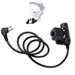 Z-Tactical U94 Headset Cable Adapter & Ptt For Hytera Hyt 2-Pin Ham Radio